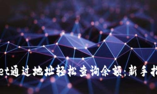 : 使用TPWallet通过地址轻松查询余额：新手指导与实用技巧